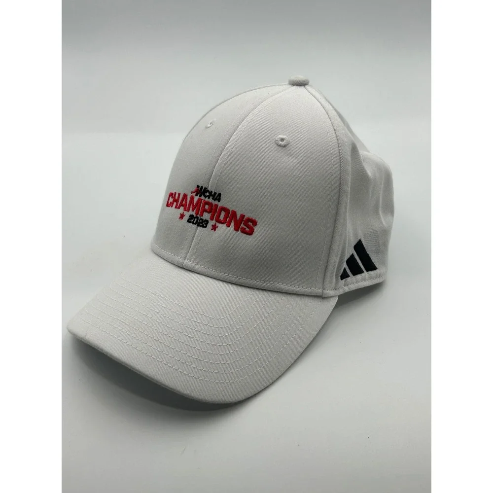 Adidas WCHA Champions 2003 White Baseball Cap Adjustable Hat Mens‎ Womens